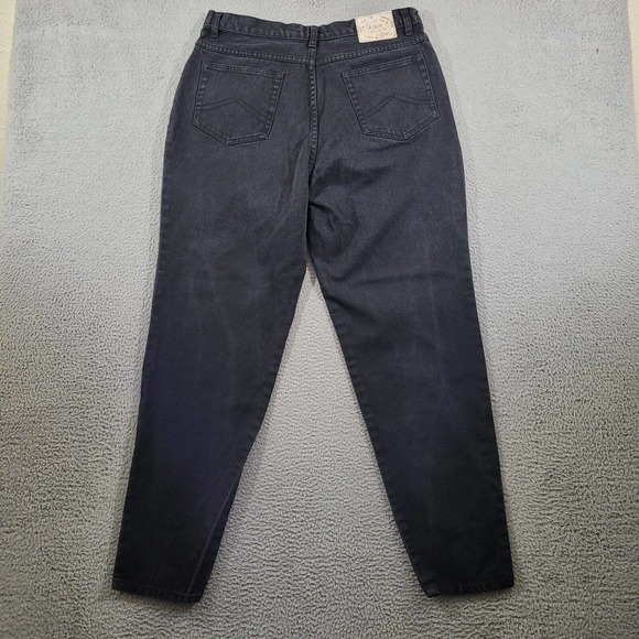 Vintage Carolina Blues‎ Jeans Womens 18 Tall Black Straight Leg Slim High Waist - Picture 10 of 12